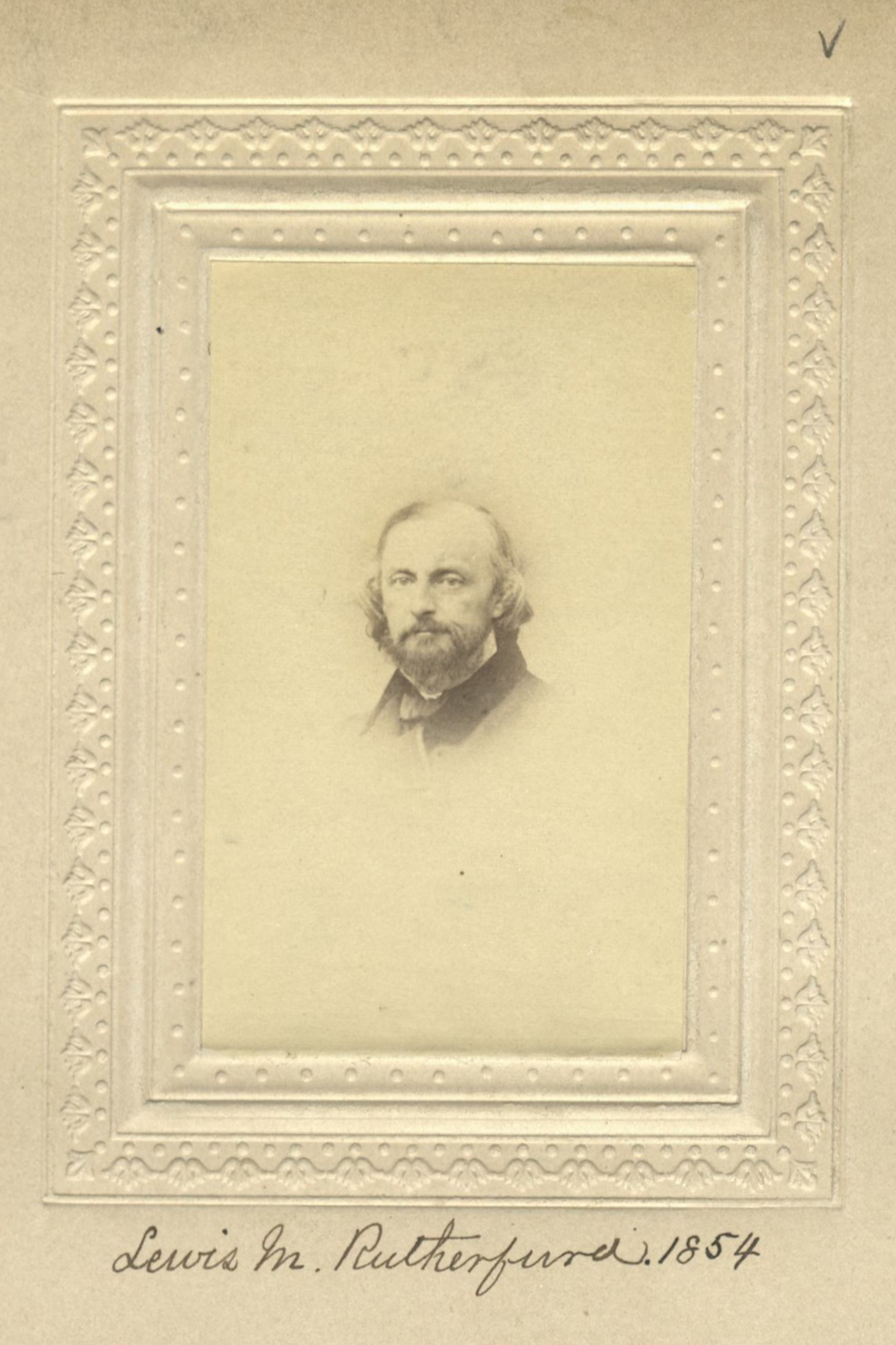 Member portrait of Lewis M. Rutherfurd